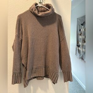 Aerie Taupe Textured Knit